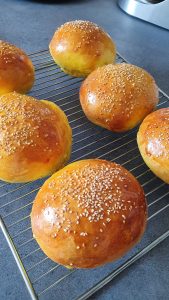 Kurkuma Hamburgerbrötchen