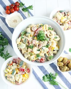 Bunter Tortellini Sommersalat