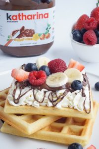 Quarkwaffeln mit Nutella