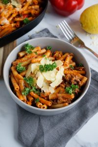 Rezept für Nudel Hackpfanne