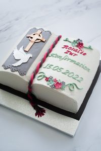 konfirmationstorte backbienchen