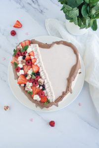 Valentinstag Herz Torte
