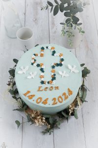 Kommuniontorte Mint Grün Backbienchen