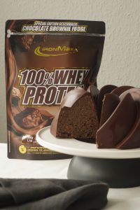 Protein Schoko Brownie Gugelhupf